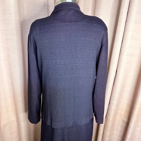 Vintage Piccalino Petite Patchwork Blazer & Skirt Set - Long Sleeve Jacket With - Picture 4 of 16